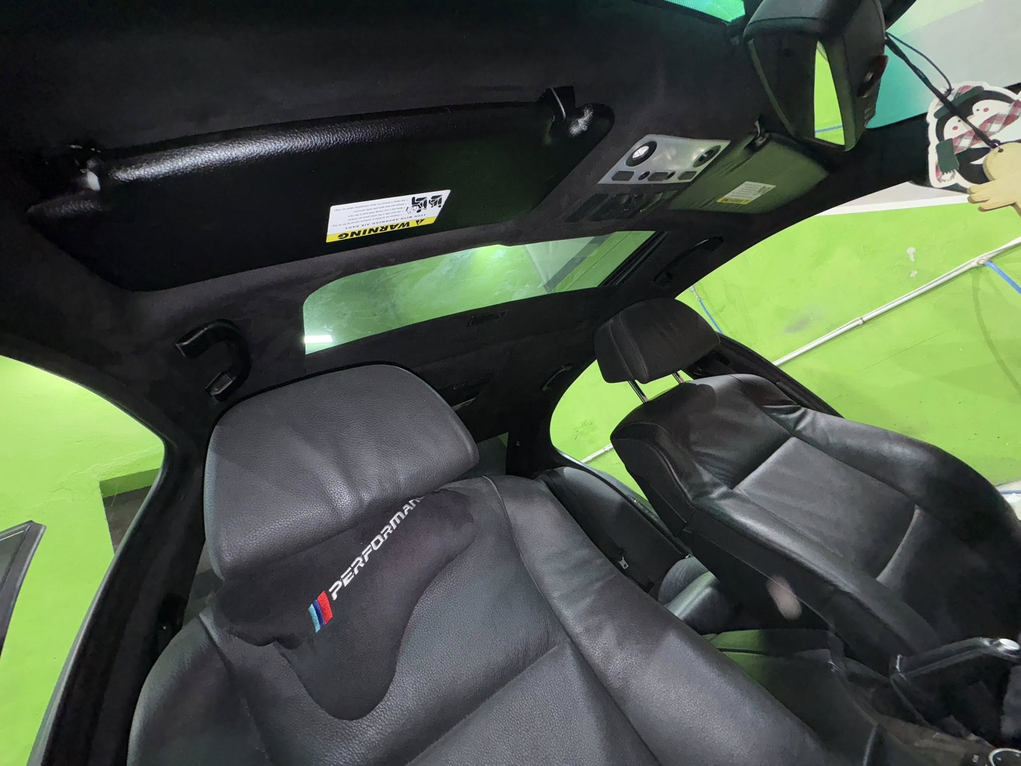 Retapitare BMW E60 plafon si stalpi - poza 3