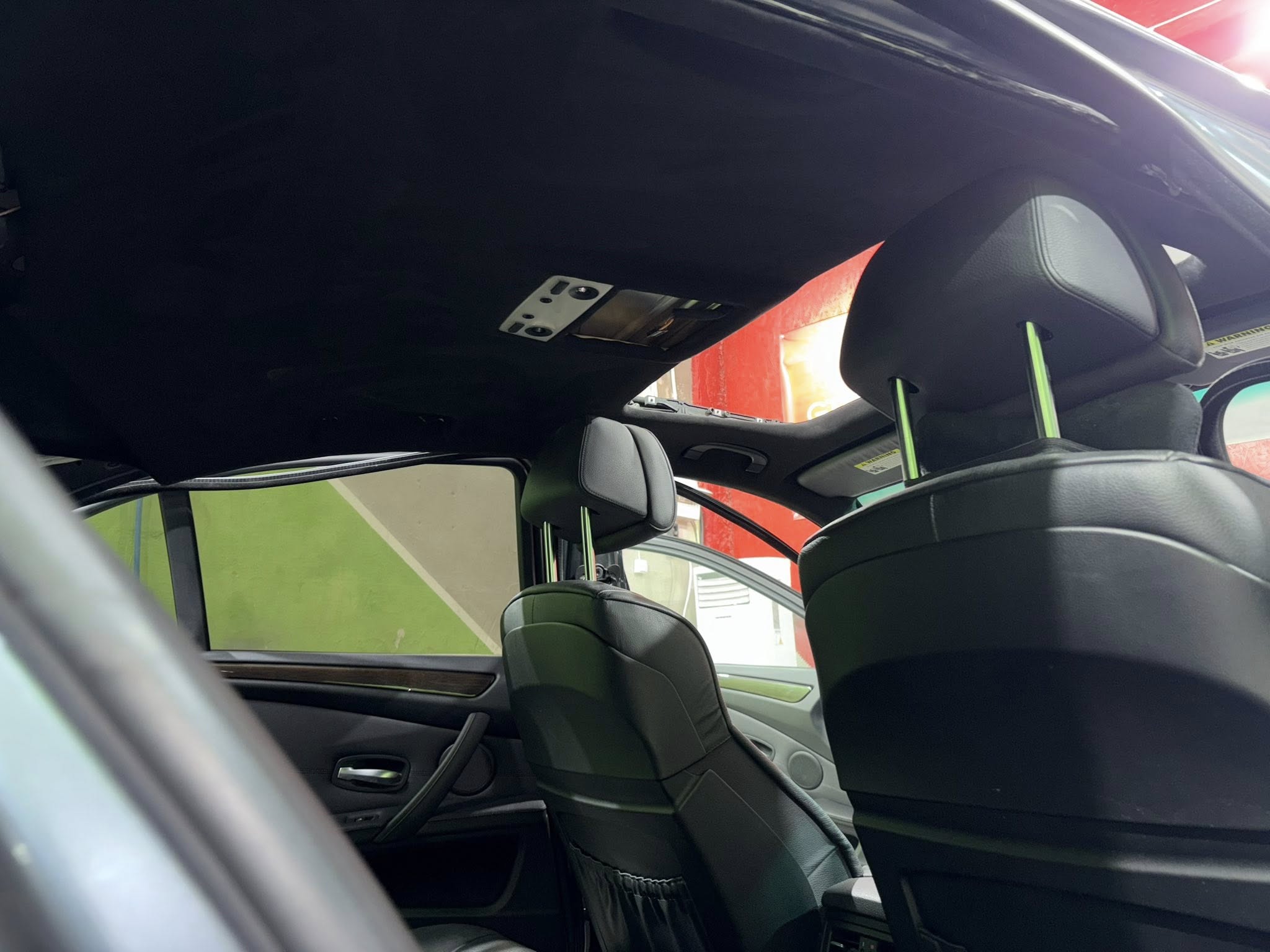 Retapitare BMW E60 plafon si stalpi - poza 5